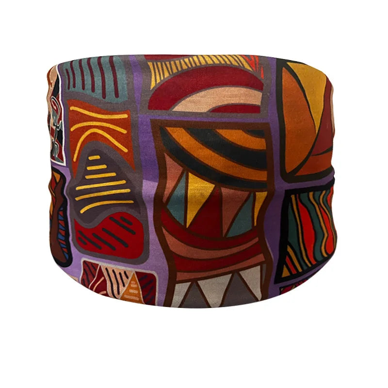Boho Headbands For Women Fashion Wide Headscarf Bohemian Yoga Workout Head Bands Hair Accessories Band