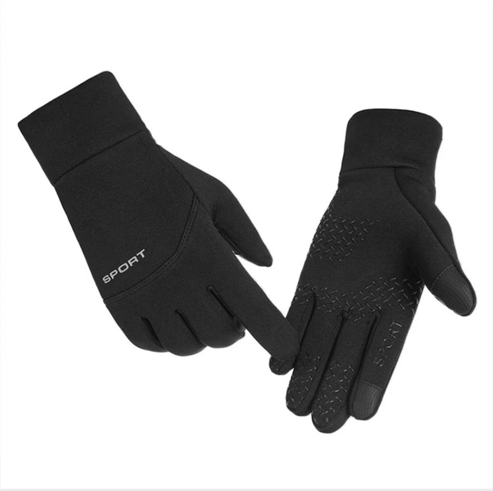 Gants de ski LOOGDEEL imperméables et coupe-vent pour l'hiver, cyclisme, course à pied, ski, gants de sport chauds, écran tactile, doigts complets, antidérapants
