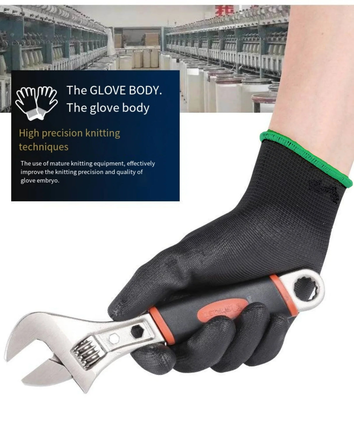 10 pares de guantes de seguridad duraderos: antideslizantes, resistentes al desgaste y con protección ESD para jardinería y carpintería.