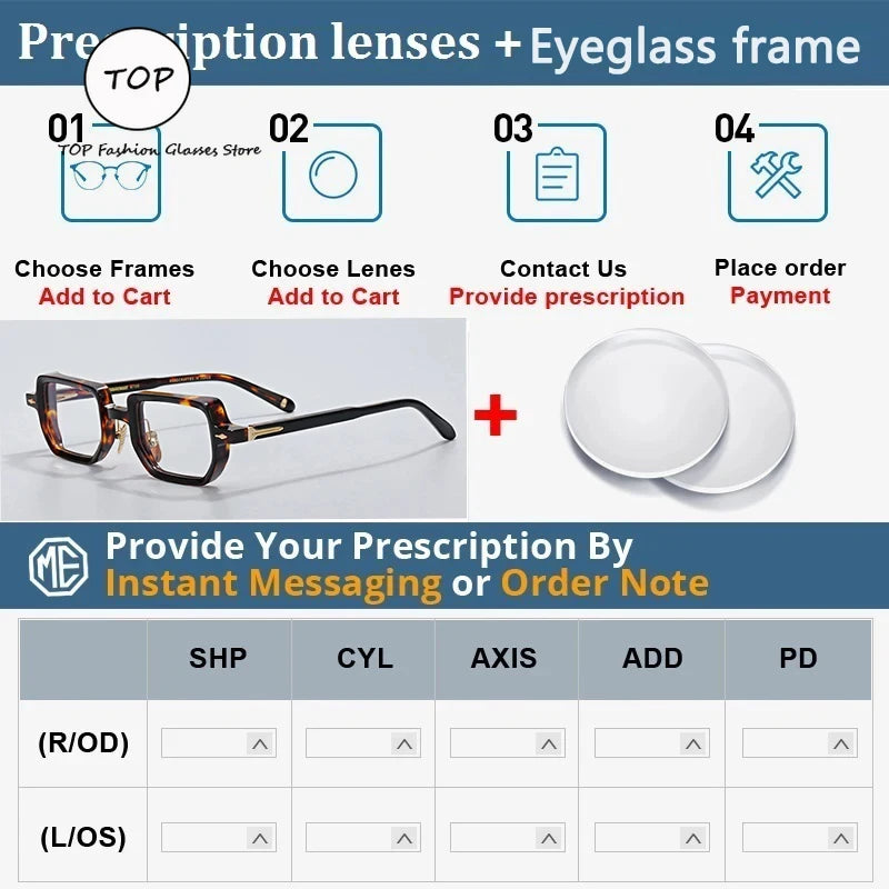 Fashionable and Simple Frameless Titanium Alloy Business Men's Glasses Personalized High-quality Women's Frames Suitable Myopia