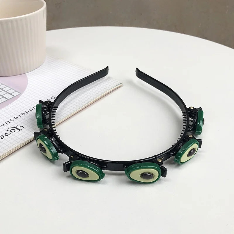 Braided Hair Bands for Girls Hair Hoop Headwear Female Flower Love Fruit Headwear Women New Fashion Hair Accessories