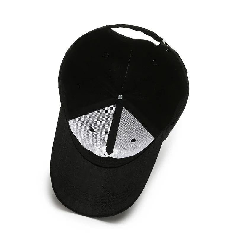 Casquettes de baseball à broderies tendance pour femmes et hommes, casquettes snapback, visières, chapeau de soleil, unisexe, réglables, en coton