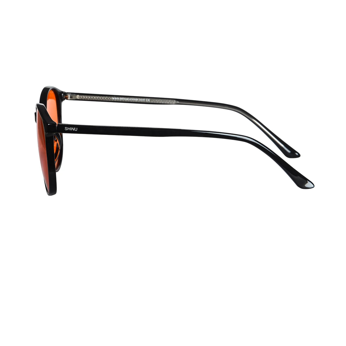 red glasses red blue light glasses for better sleep blue light blocking glasses orange lenses Tr90 women eyeglasses SH2022