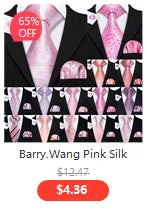 Barry.Wang Nouveauté Soie Hommes Cravate Mouchoir Boutons de Manchette Ensemble Jacquard Animal Dinosaure Chauve-Souris Gravat Cravate Pour Homme Mariage Affaires