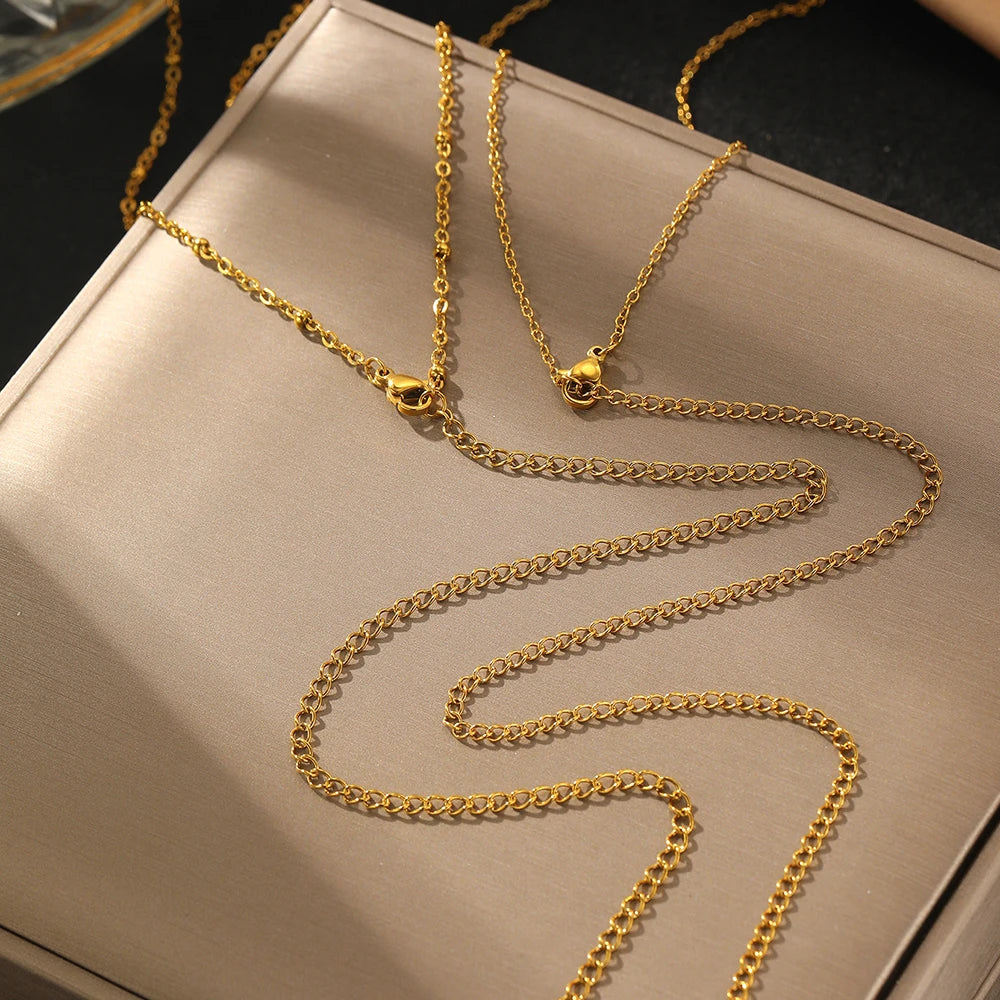 Stainless Steel Waists Chain Fashion Minimalist New Design Waists Chain Exquisite Layered Chain Waists Chain For Women Jewelry