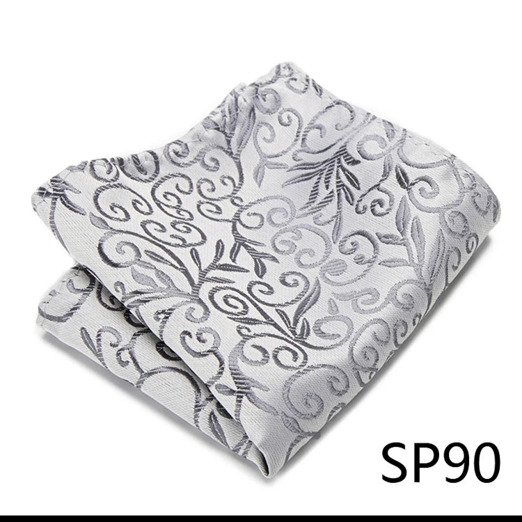 Pocket Square Handkerchief Nice Handmade Woven 100% Silk Hanky Pocket Square Printed hombre Pink Office Clothing accessories