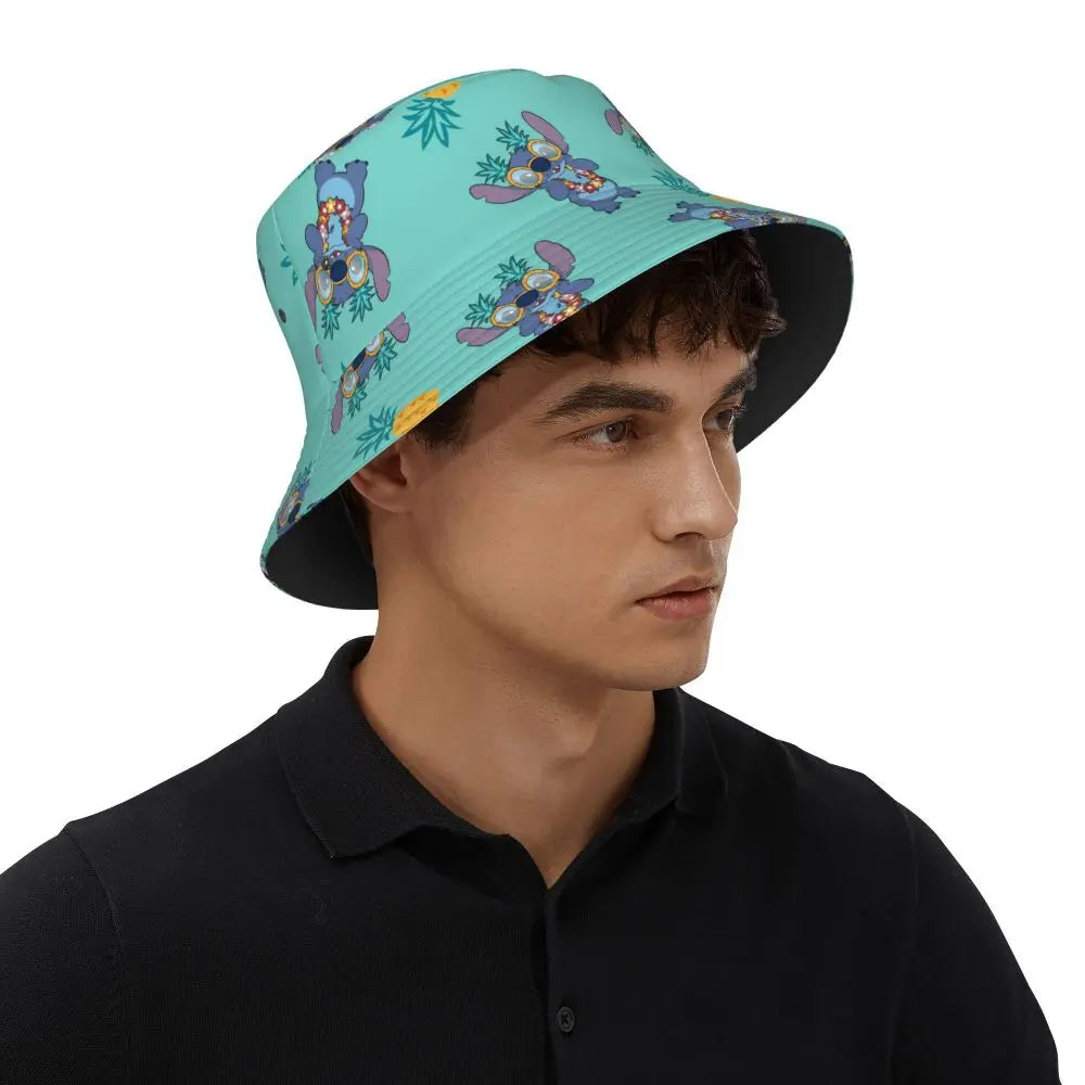 Bob unisexe Kawaii, accessoire de dessin animé amusant, chapeau bob pour la plage, couvre-chef léger