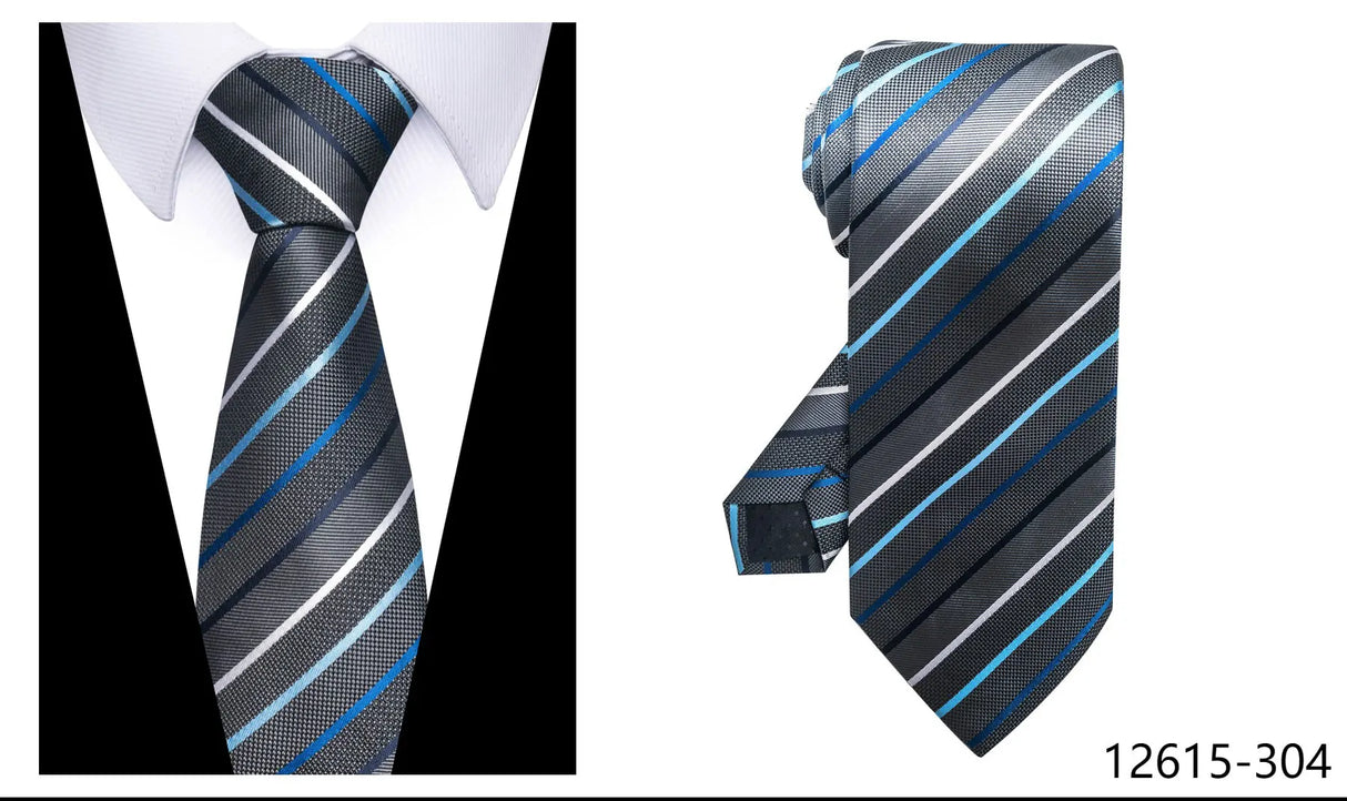 100% Silk Brand Purple Tie Men Necktie High Quality Mix Colors Silk 7.5 cm Gravatas Accessories Wedding April Fool's Day