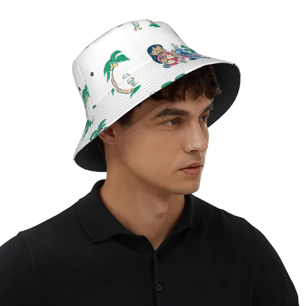 Bob unisexe Kawaii, accessoire de dessin animé amusant, chapeau bob pour la plage, couvre-chef léger