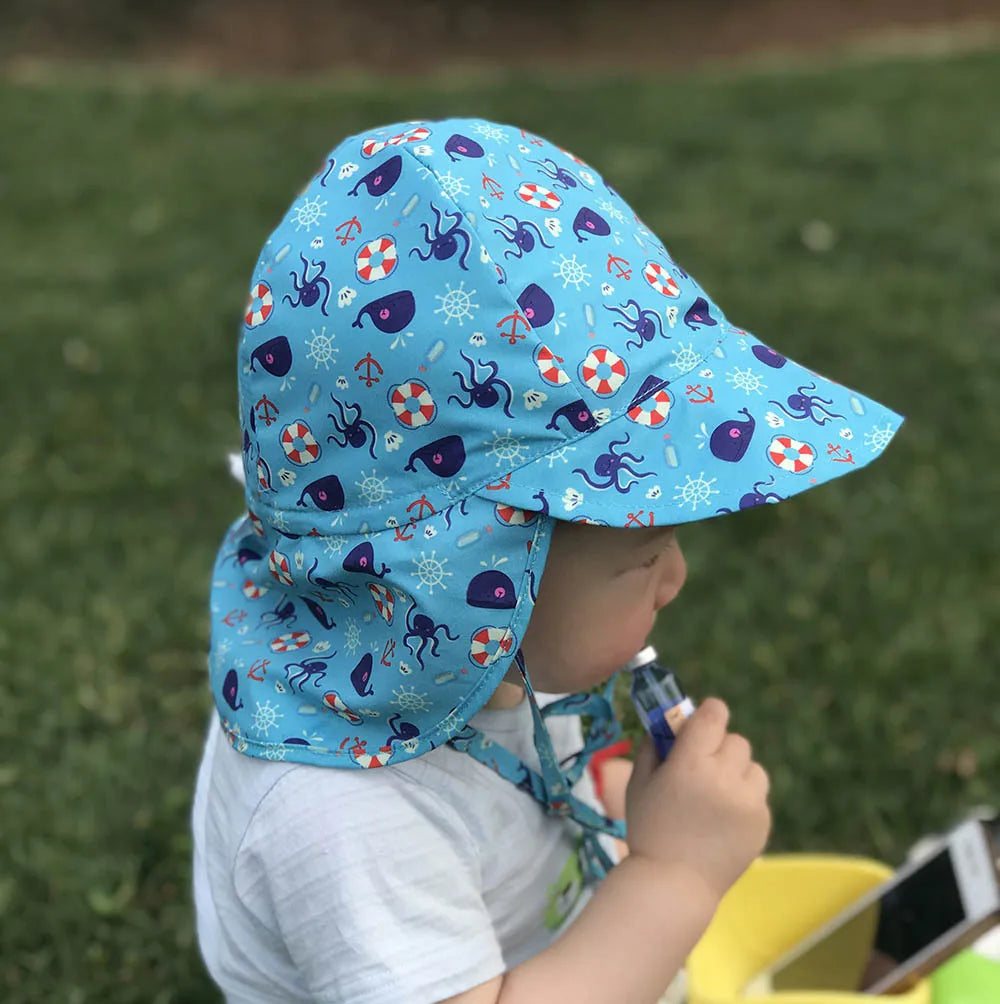Children's Bucket Hats Adjustable Summer Baby Quick-drying Cap Wide Brim Beach Travel UV Protection Outdoor Essential Sun Caps