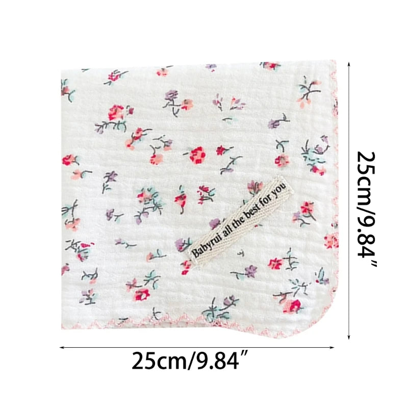 Cotton Towel Newborn Baby Items Muslin Baby Bibs Handkerchief Soft Saliva Towel Feeding Burp Cloths Facecloth