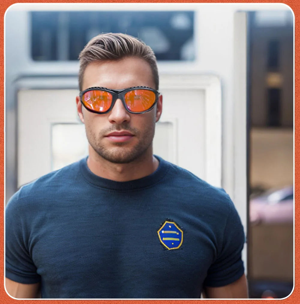 Red Lens,Orange Lens 100% Blue Light Blocking Goggles Glasses Gaming Glasses Anti fatigue fashion Phone Eyeglasses