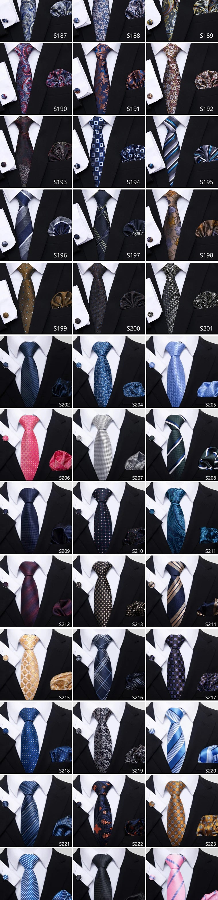 Newest style Green Tie For Men Holiday Present Tie Pocket Squares Set Necktie Striped Wedding Accessories Man