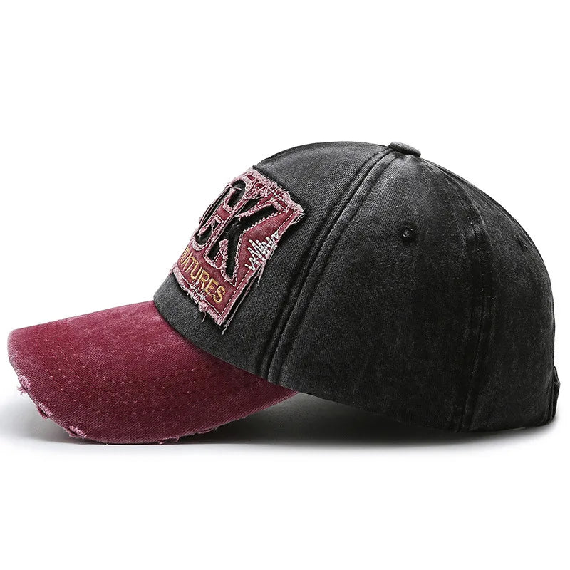 Casquette de baseball en denim délavé pour hommes et femmes, version coréenne, printemps et automne, mode décontractée, chapeau de soleil, site officiel