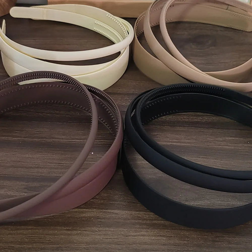 3pc European and American Black Khakistyle Hairbands Headbands for Women Girls Men Sport Washface Korean Hair Accessories Tool