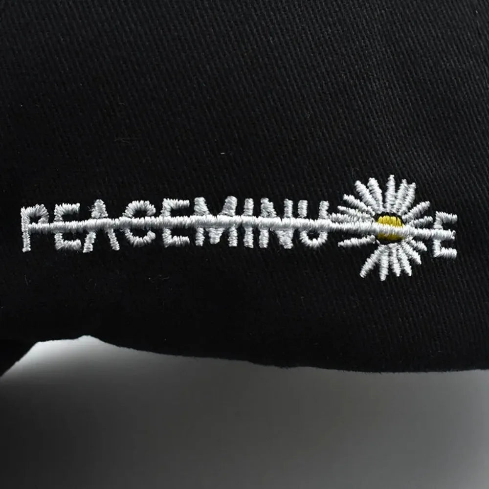 Baseball Cap for Women Men's Little Daisy Embroidery Hat Cotton Soft Top Caps Casual Outdoor Sun Shading Embroidered Hats Gorras