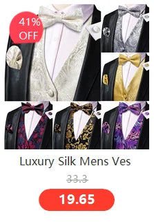 Hi-Tie Marque Soie Pré-noué Homme Nœud Papillon Mouchoir Boutons de Manchette Ensemble Nœud Papillon pour Homme Jacquard Solide Cachemire Floral Mariage Cadeau d'Affaires