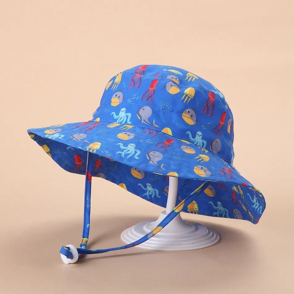 Newborn Baby Hats Boys Girls Panama Summer Kids Sun Hat Infant Beach Fisherman Bucket Hat Children Breathable Outdoor Hats