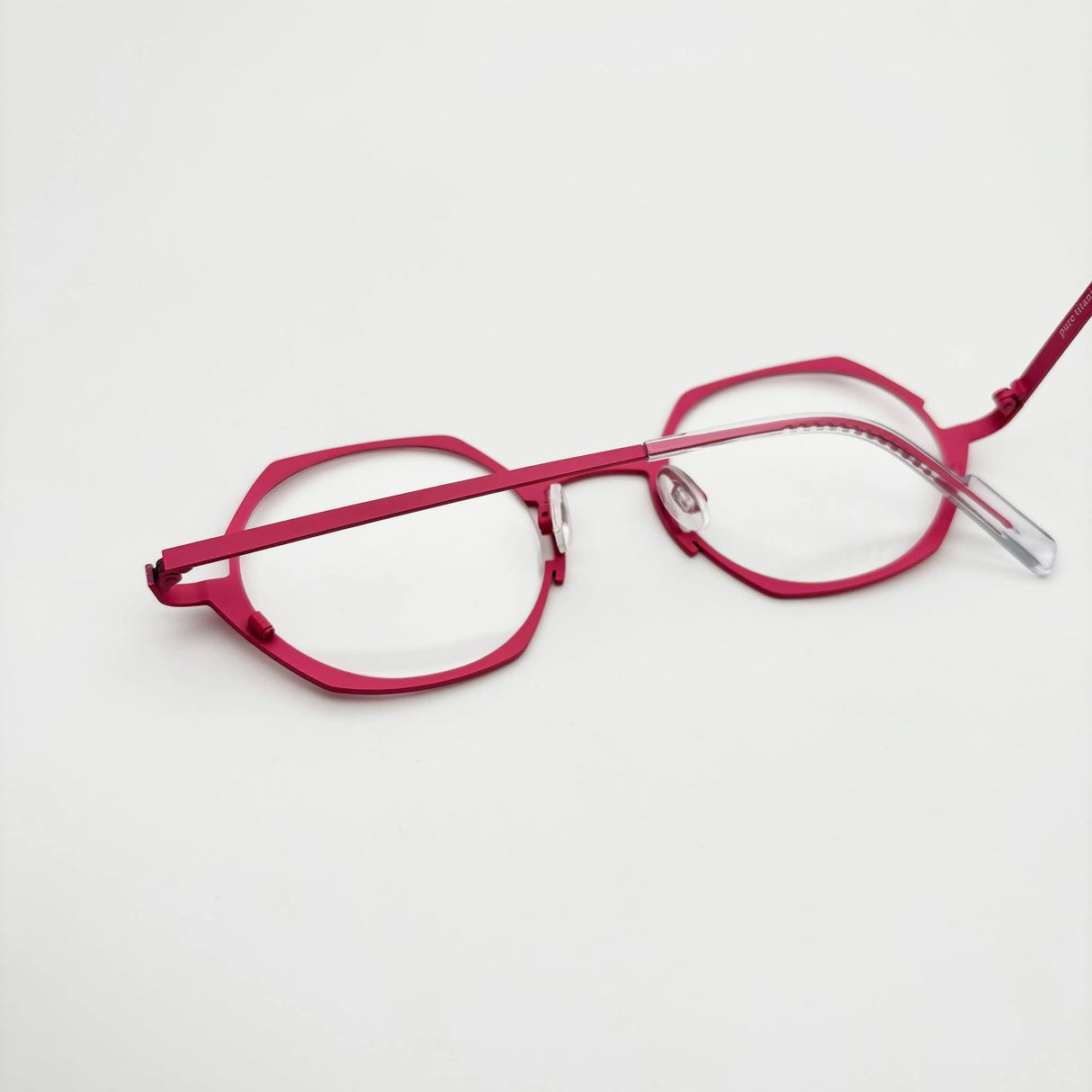 Wcwe Belight Optical Belgium Geometry Irregular Shape Titanium Eyewear Spectacle Frame Men Women Eyeglasses