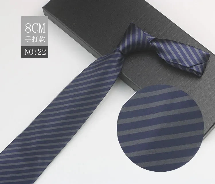 Cravate à fleurs en grille, tissée en gros, 8 cm, accessoires de mariage, bleu, homme, pois, cachemire, convient aux groupes, fêtes, bureau