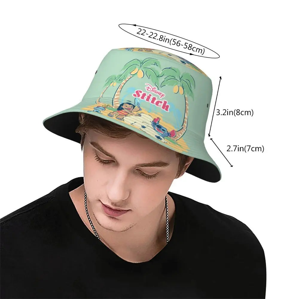 Bob unisexe Kawaii, accessoire de dessin animé amusant, chapeau bob pour la plage, couvre-chef léger