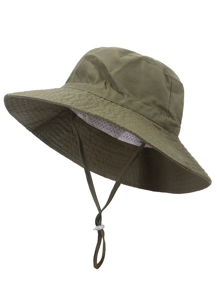 Polyester Material Sunscreen Hat Fashion and Trendy Outdoor Outing Street Shade Hat for Children