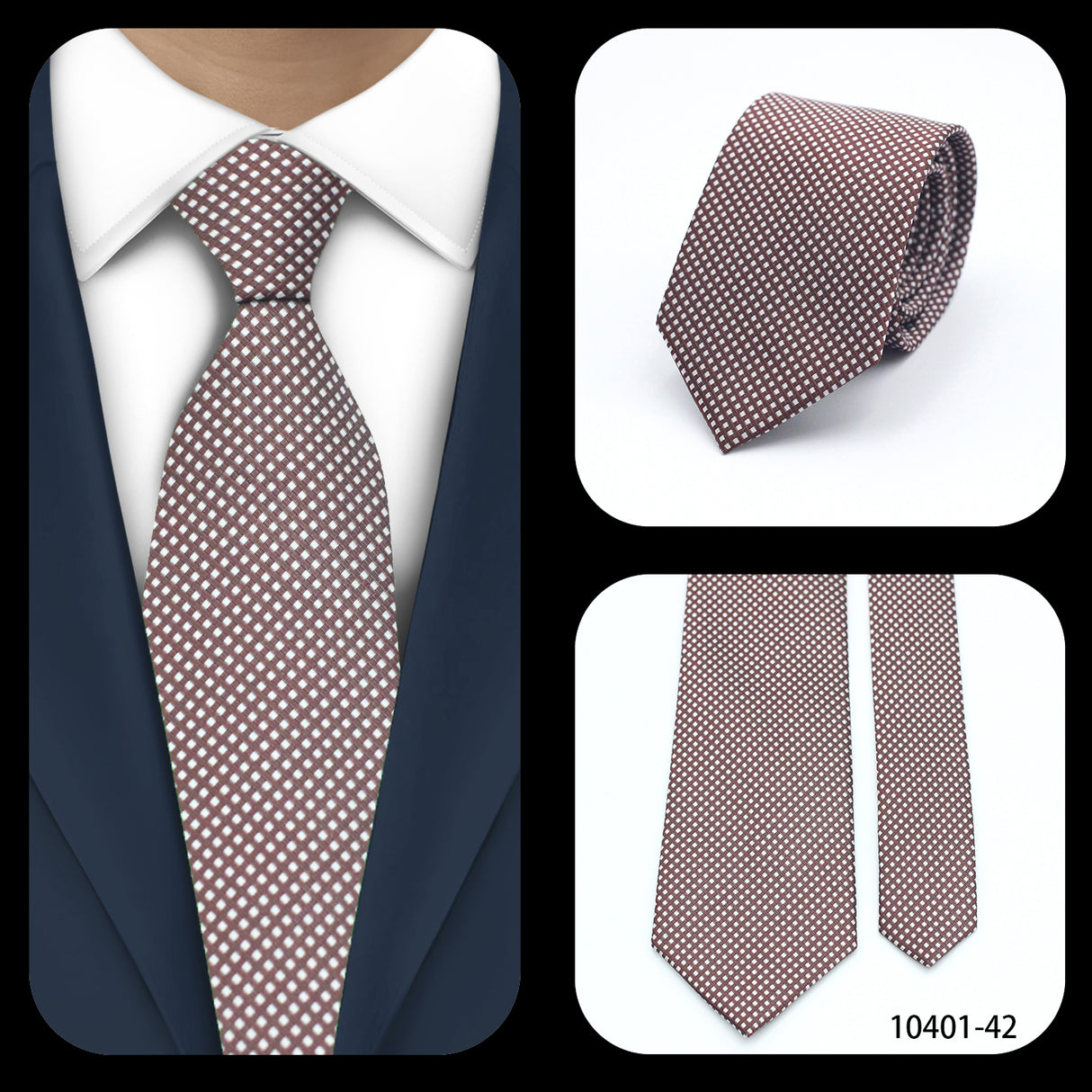 Cravates élégantes à pois pour hommes LYL 7 cm, cravate de luxe avec imprimé géométrique, cadeau pour invités, accessoires de festival pour gentleman