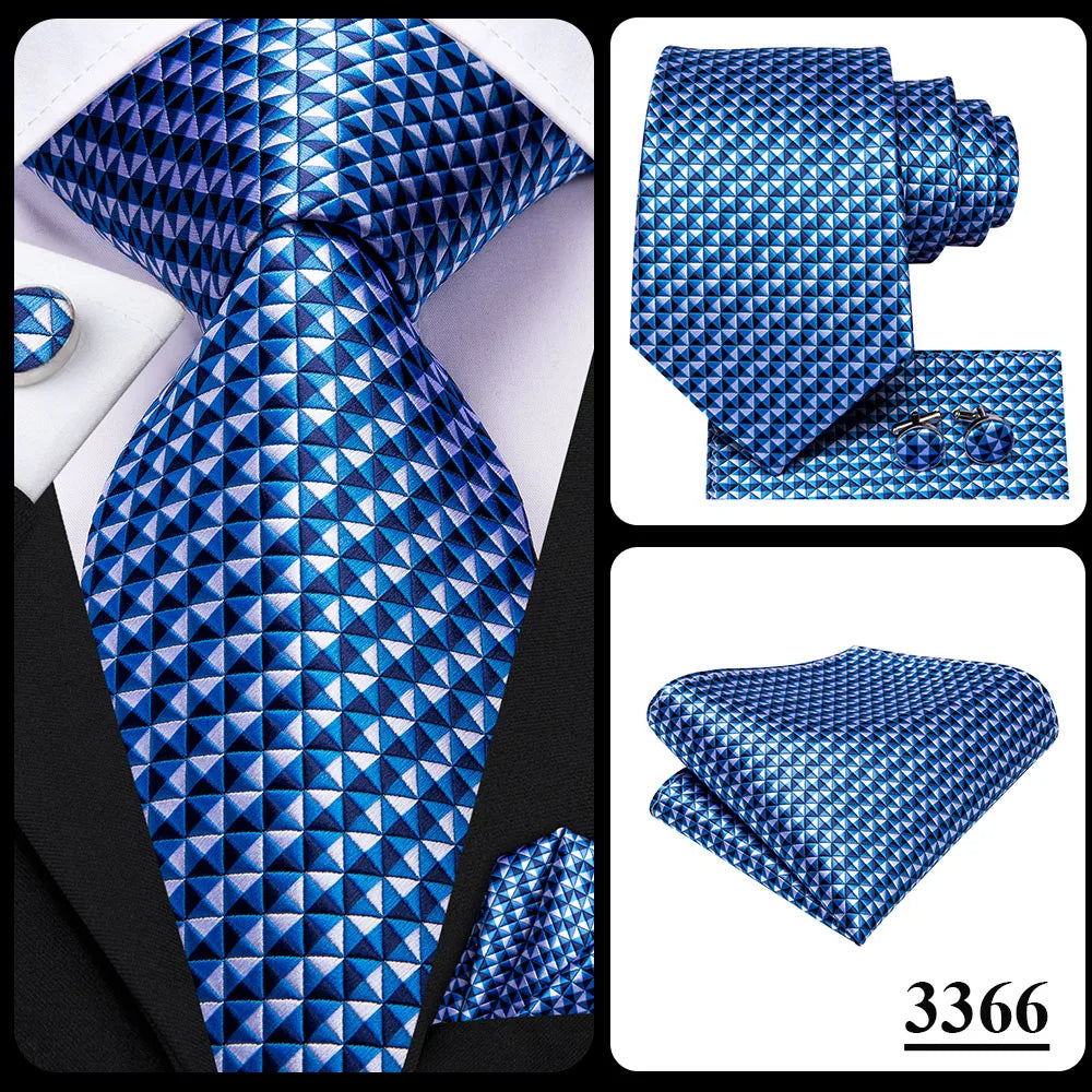 Hi-Tie – Cravate de mariage en soie violette unie à motif cachemire pour homme, ensemble de qualité avec boutons de manchette et mouchoir, cadeau tendance, livraison directe