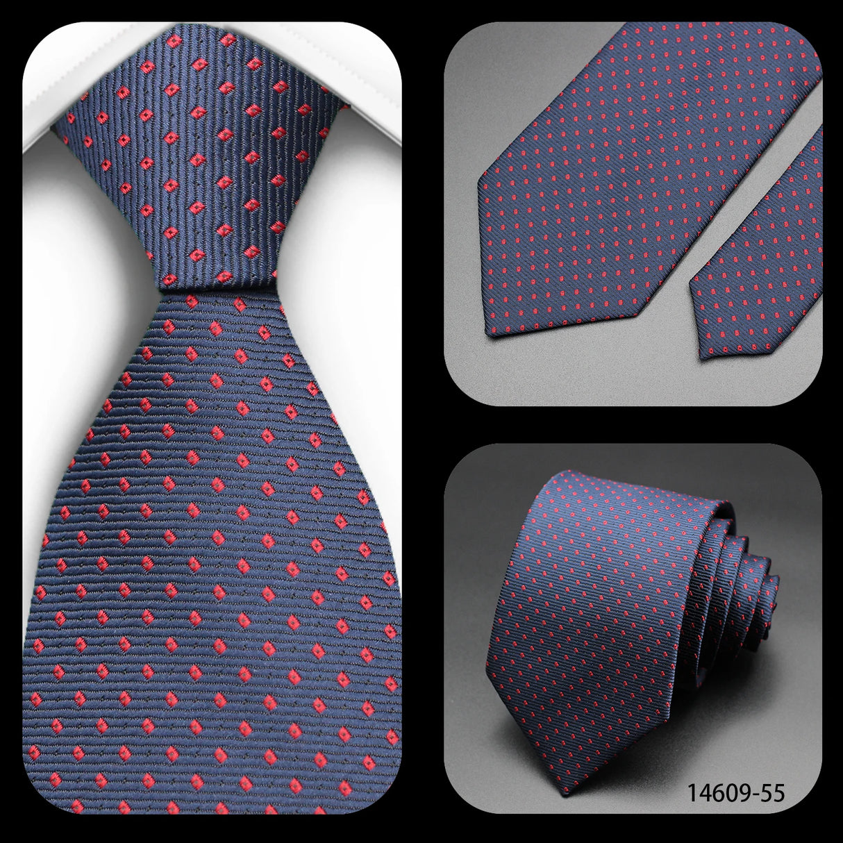 Jacquard Striped Plaid Paisley Necktie 8cm Polyester Male Narrow Tie Skinny Tuxedo Suit Shirt Gift For Business Men Accessory