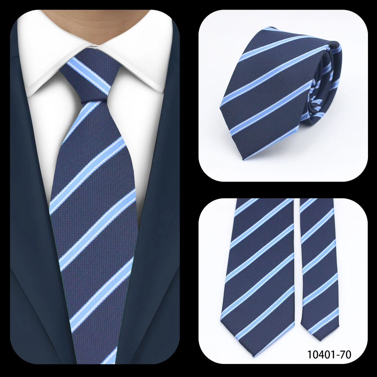 Cravates élégantes à pois pour hommes LYL 7 cm, cravate de luxe avec imprimé géométrique, cadeau pour invités, accessoires de festival pour gentleman