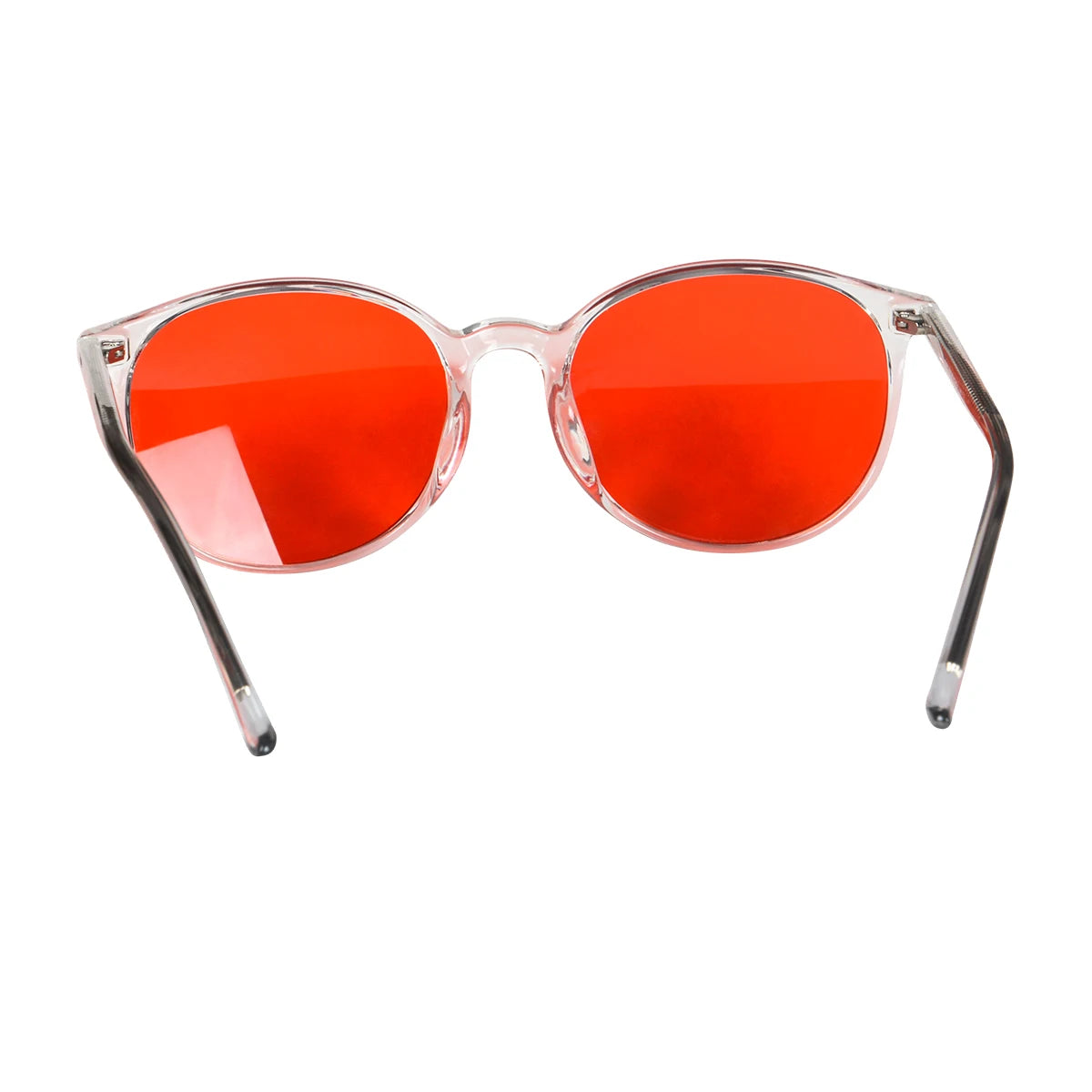 red glasses red blue light glasses for better sleep blue light blocking glasses orange lenses Tr90 women eyeglasses SH2022