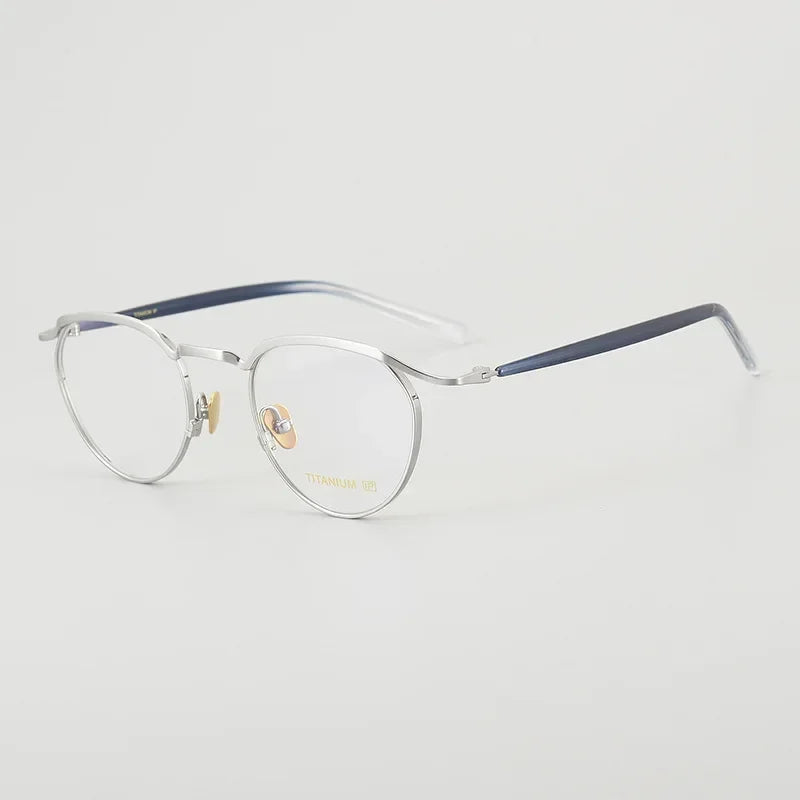 Top Quality Acetate Titanium Optical Glasses Frame Luxury Vintage Computer Eyeglasses Designer Ultra-Light Eyewear