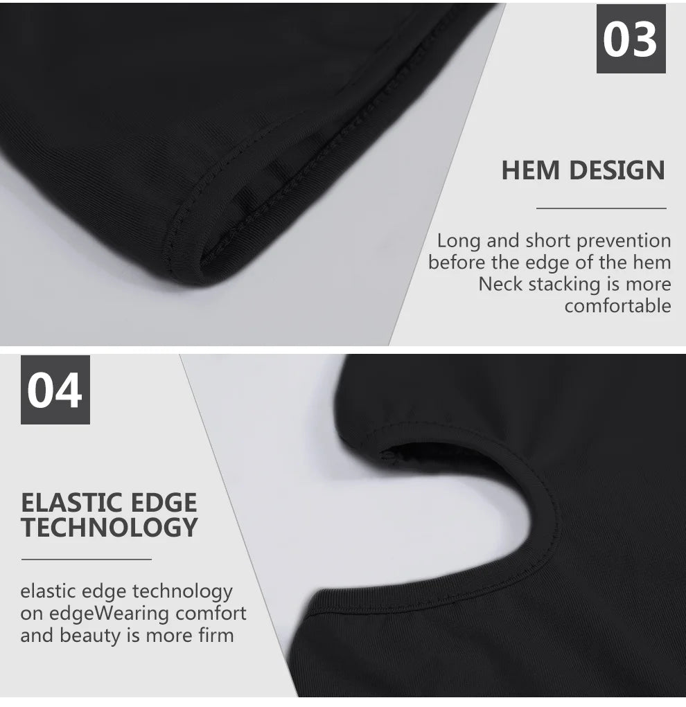 Balaclava Motorcycle Face Mask Moto Helmet Bandana Hood Ski Neck Full Face Mask Windproof Dustproof Face Shield Men's Biker Mask
