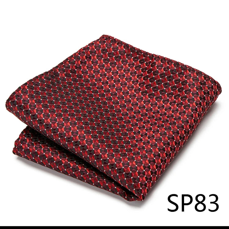 Pocket Square Handkerchief Nice Handmade Woven 100% Silk Hanky Pocket Square Printed hombre Pink Office Clothing accessories