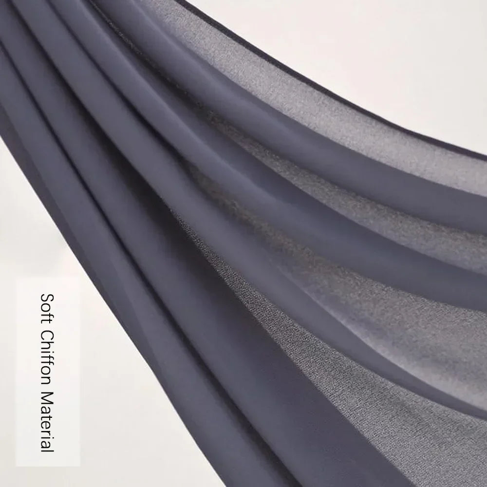 Muslim Chiffon Hijab Solid Color HIjabs Head Wraps Hijabs Scarves Ladies Foulard Femme Veil Scurf for Women 70*180cm