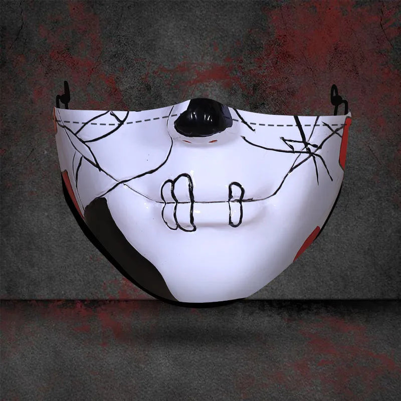 1 masque anti-poussière filtre adulte grande bouche masques faciaux 3D mascara Halloween masculin réutilisable lavable masque de clown mascara divertida