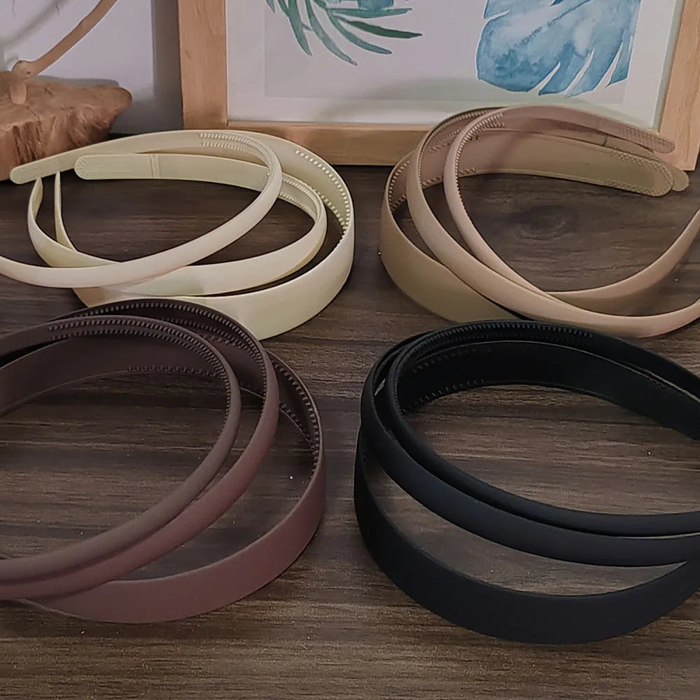 3pc European and American Black Khakistyle Hairbands Headbands for Women Girls Men Sport Washface Korean Hair Accessories Tool