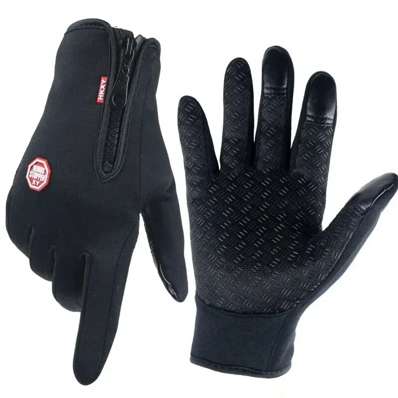 Gants de ski en velours pour écran tactile, chauds et imperméables, résistants au froid, pour l'automne et l'hiver