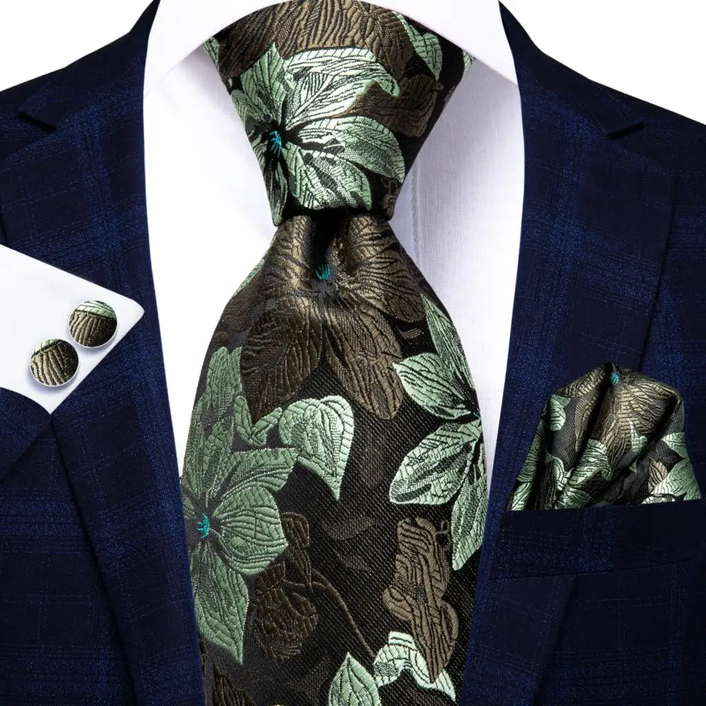 Hi-Tie – Cravate de mariage en soie violette unie à motif cachemire pour homme, ensemble de qualité avec boutons de manchette et mouchoir, cadeau tendance, livraison directe