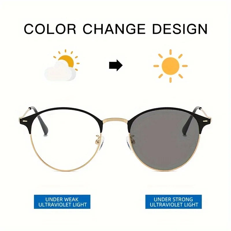 Blue Light Blocking Glasses Polarized Sunglasses TR Frame UV400 Protection Unisex Fashion Eyewear Anti Glare Two Tone Injection
