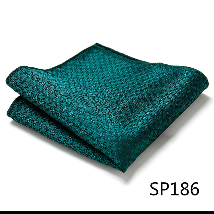 Pocket Square Handkerchief Nice Handmade Woven 100% Silk Hanky Pocket Square Printed hombre Pink Office Clothing accessories