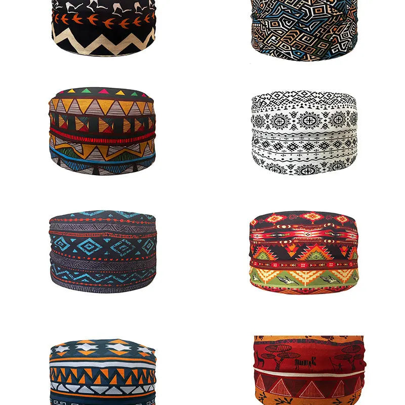 Boho Headbands For Women Fashion Wide Headscarf Bohemian Yoga Workout Head Bands Hair Accessories Band