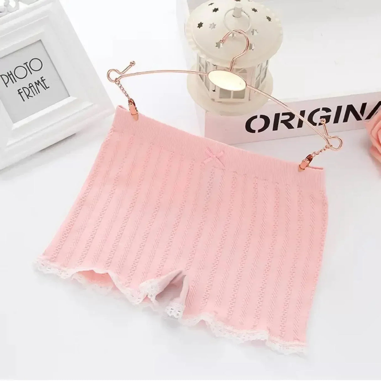 Short sexy en dentelle sans couture, taille unique, pantalon court sexy pour femme, pantalon de sécurité pour robe, culotte, jupe, short, short respirant pour femme