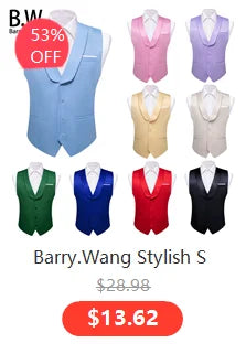 Barry.Wang Nouveauté Soie Hommes Cravate Mouchoir Boutons de Manchette Ensemble Jacquard Animal Dinosaure Chauve-Souris Gravat Cravate Pour Homme Mariage Affaires
