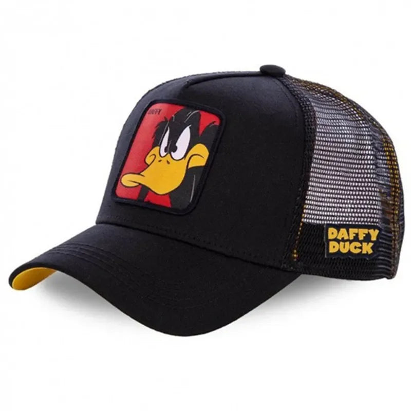 High Quality Brand Anime Cartoon Snapback Cotton Baseball Cap Men Women Hip Hop Dad Mesh Hat Trucker Hat Dropshipping