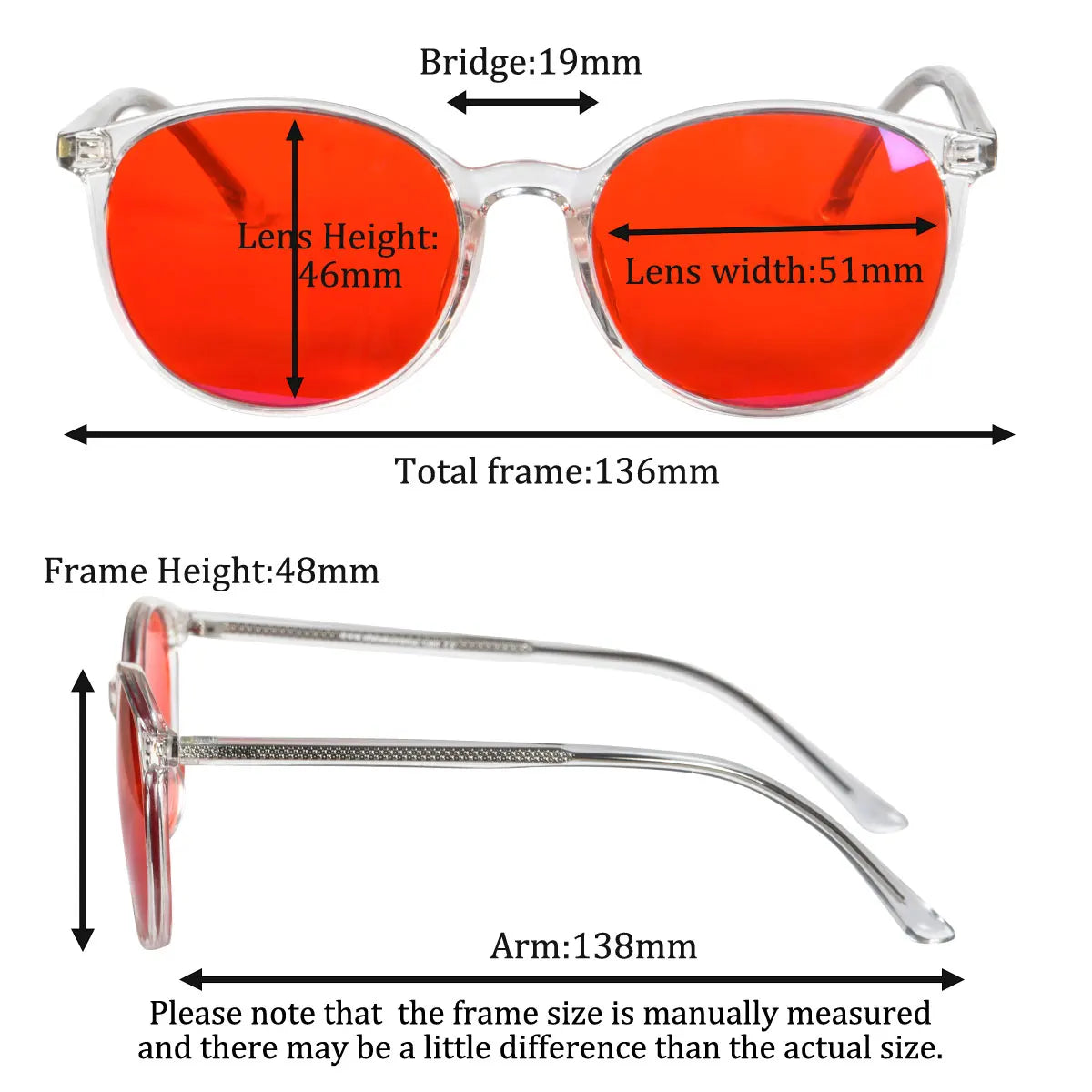 red glasses red blue light glasses for better sleep blue light blocking glasses orange lenses Tr90 women eyeglasses SH2022