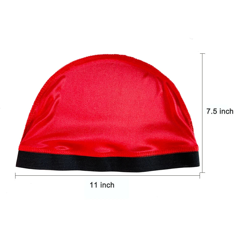 Bonnet unisexe en soie pour homme, bonnet rafraîchissant en élasthanne, bonnet rafraîchissant en soie