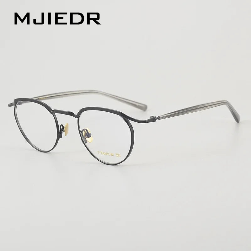 Top Quality Acetate Titanium Optical Glasses Frame Luxury Vintage Computer Eyeglasses Designer Ultra-Light Eyewear