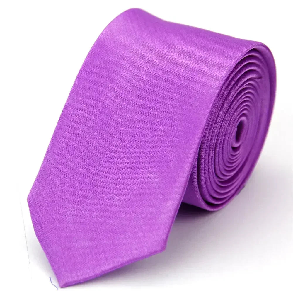 Narrow Ties for Men Women 5cm (2") Skinny Wedding Black Blue Red Pink White Purple Green Gray Piano Skull Slim Necktie