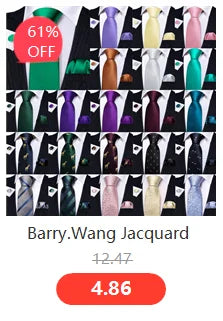 Ensemble élégant de cravates et boutons de manchette en soie à fleurs multiples pour homme, cravate jacquard à fleurs pour mariage, entreprise, fête, événement, Barry.Wang